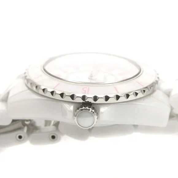 CHANEL J12 Pink Blush H6755 World limited 1200 white Dial Quartz Ladies Chanel J12 Pink Blush Quartz 33 mm H6755 | Buy Online  main image 3